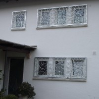 Fenstergitter mit Schmiedefüllung